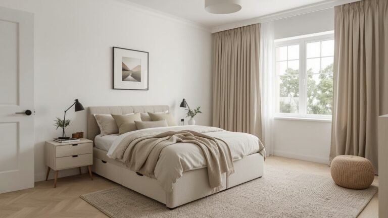 Welche Betten sparen im kleinen Schlafzimmer Platz?