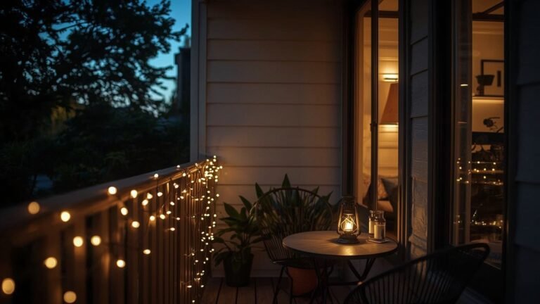 Wie beleuchte ich meinen Balkon stimmungsvoll?